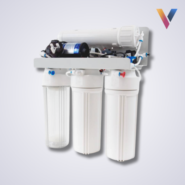 ro 100mp 4 stage pumped reverse osmosis system 100gpd (16lph)