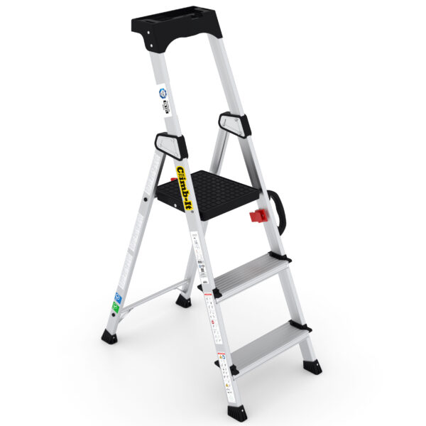 climb it professional stepladders with carry handle
