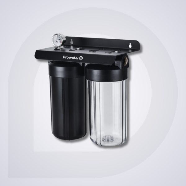 10" x 4.5" filter housing system twin 1" ports
